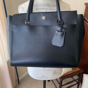 Tory Burch Parker Black Tote